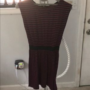 Forever 21 Blue and Red striped dress